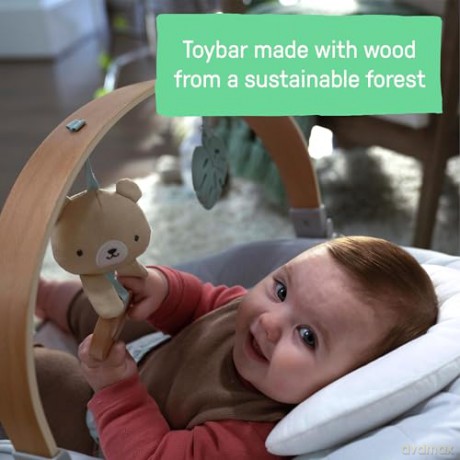 INGENUITY - Cozy Spot Bouncer with Wood Toy Bar - (IN-13104)