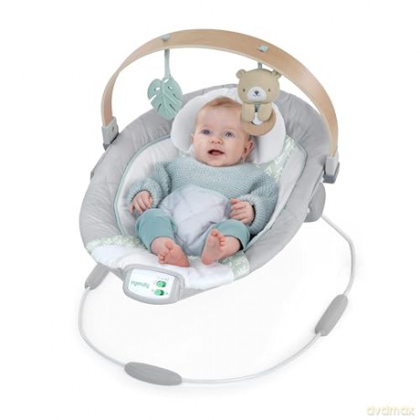 INGENUITY - Cozy Spot Bouncer with Wood Toy Bar - (IN-13104)