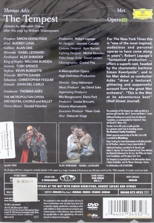 Metropolitan Opera: Ades: The Tempest [DVD]
