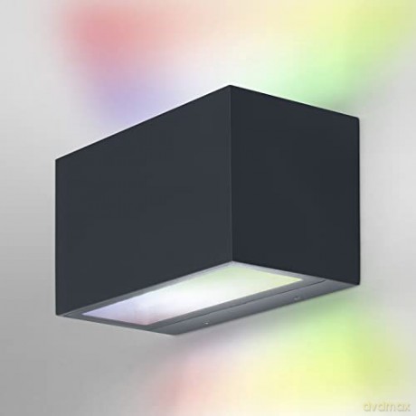 Ledvance - Smart+ - Brick Outdoor Wall Lamp Grey RGBW - WiFi