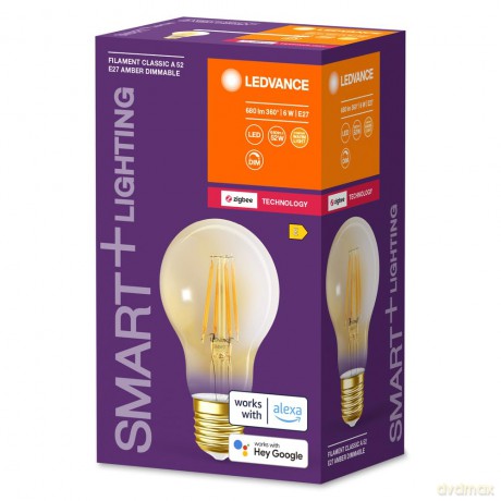 Ledvance - Smart+ Clear Filament Gold E27 Light Bulb Zigbee - S