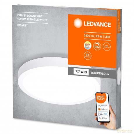 Ledvance - Smart+ Downlight Surface - Turnable White 40cm - Wi-Fi
