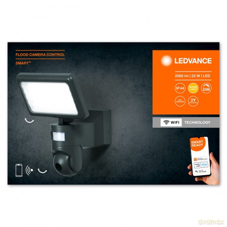 Ledvance - SMART+ Floodlight med kamera 2000lm 23W/3000K IP44 WiFi