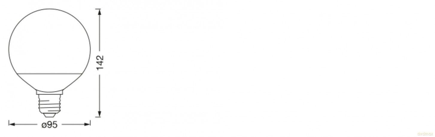 Ledvance - SMART+ G95 globe 1521lm 14W/RGBW (100W) mat E27 WiFi
