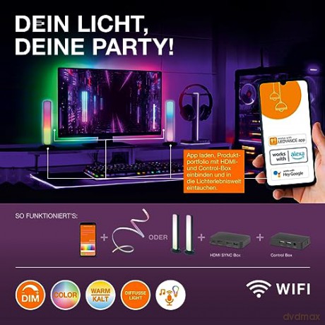 Ledvance - SMART+ HDMI Sync Box + SMART Flex Magic WiFi