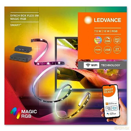 Ledvance - SMART+ HDMI Sync Box + SMART Flex Magic WiFi