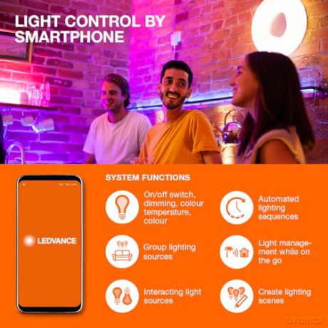 Ledvance - Smart+ Planon Plus Backlite 60x60cm 2700lm RGBTW Wi-Fi - White