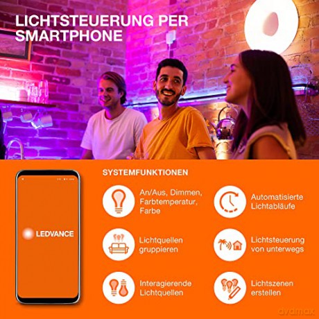 Ledvance - Smart+ Standard 60W/RGBW Frosted E27 WiFi 3 pack