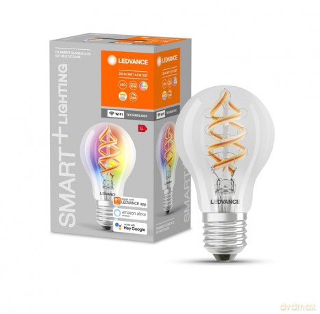 Ledvance - SMART+ standard RGBW klar filament E27 WiFi