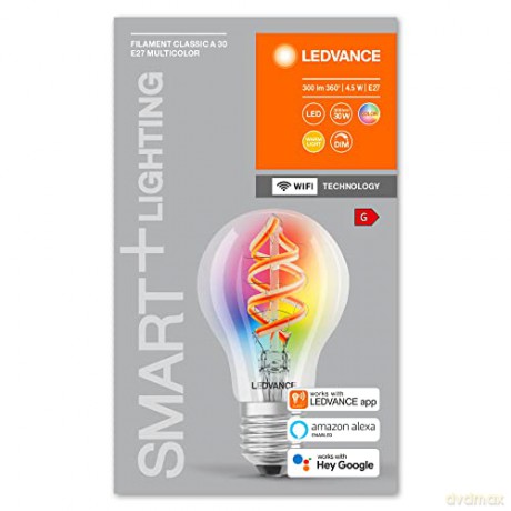Ledvance - SMART+ standard RGBW klar filament E27 WiFi