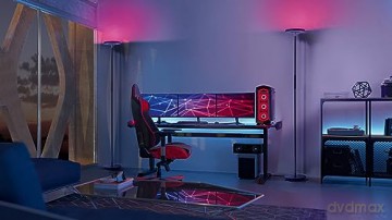 Ledvance - SMART+ UP/DOWN Floor Lamp - 1750lm, 24W, WiFi, RGB+827-850, Black