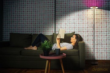 Ledvance - SMART+ UP/DOWN Floor Lamp - 1750lm, 24W, WiFi, RGB+827-850, Black