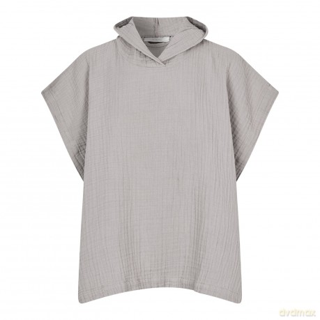 Lille Kanin - Poncho 3-6 year Muslin Brown Smoke