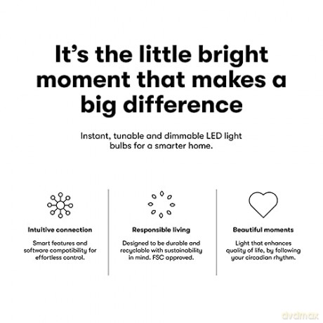 Lite bulb moments - White Ambiance E27 Filament Bulb - 3-Pack -S