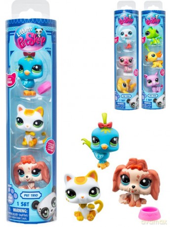 Littlest Pet Shop - PET TRIO IN TUBE ASS (00550) [FIGURKA]