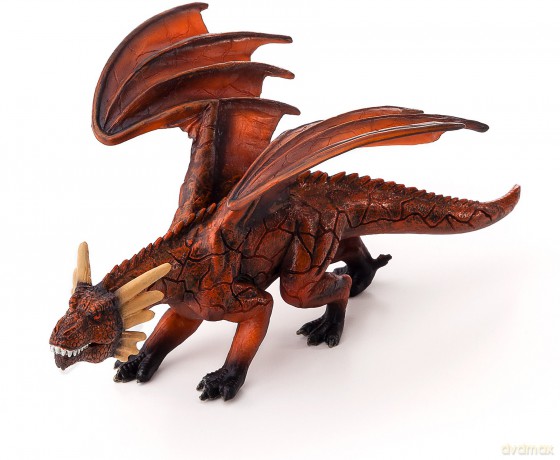 Mojo - Fire dragon with movable jaws (MJ-387253) [FIGURKA]