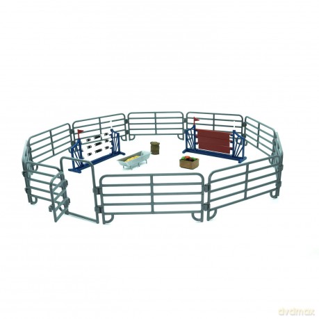 Mojo - Horse riding ring - Farm life, 15 pieces (MJ-380062) [FIGURKA]