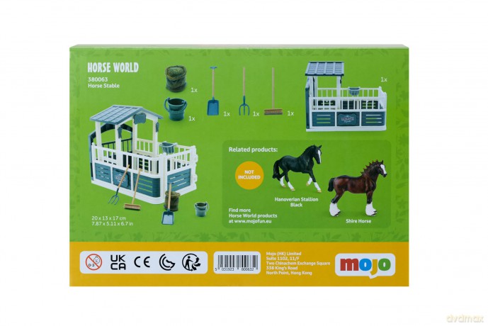 Mojo - Horse stable - Farm life, 6 parts (MJ-380063) [FIGURKA]