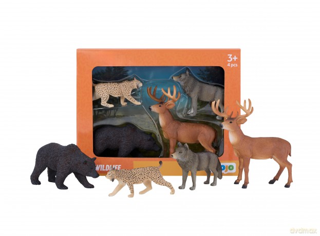 Mojo - Starter set Forest - Wild animals, 4 pcs (MJ-380036) [FIGURKA]