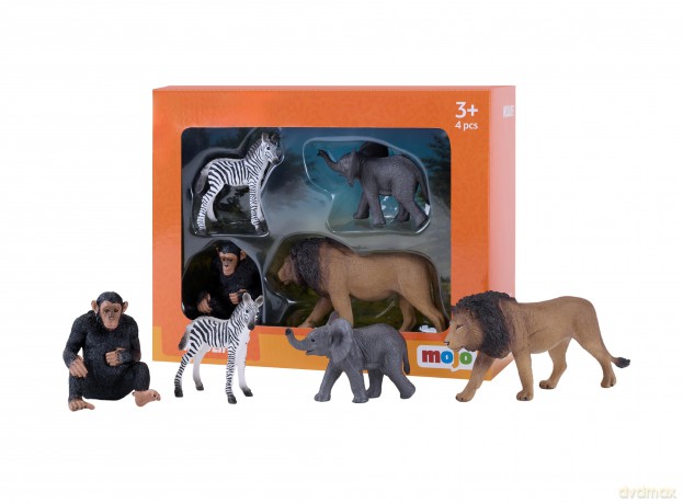 Mojo - Starter set Savannah - Wild animals, 4 pcs (MJ-380035) [FIGURKA]