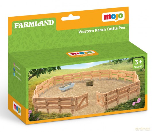 Mojo - Western Ranch animal enclosure - Country life, 11 pieces (MJ-380065) [FIGURKA]