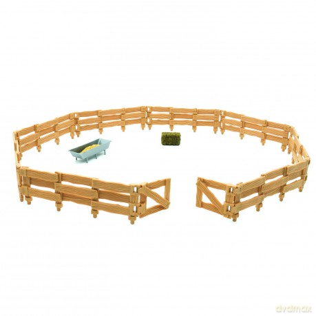 Mojo - Western Ranch animal enclosure - Country life, 11 pieces (MJ-380065) [FIGURKA]