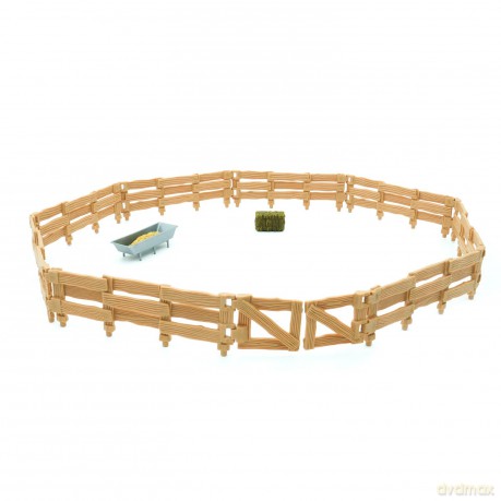 Mojo - Western Ranch animal enclosure - Country life, 11 pieces (MJ-380065) [FIGURKA]