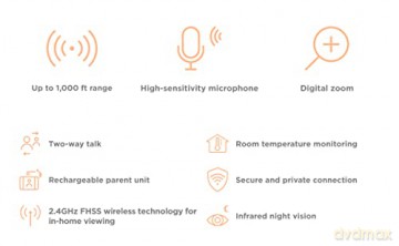 MOTOROLA - Baby Monitor VM483 Video