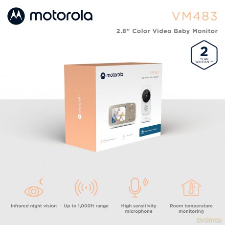 MOTOROLA - Baby Monitor VM483 Video