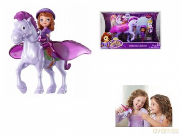 Barbie Disney Sofia First Księżniczka Zosia i Minumus Y6651WB4 [ZABAWKA]