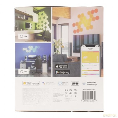 Nanoleaf - Shapes - Hexagons Starter Kit - 15 Panels