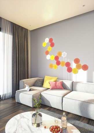 Nanoleaf - Shapes - Hexagons Starter Kit - 15 Panels