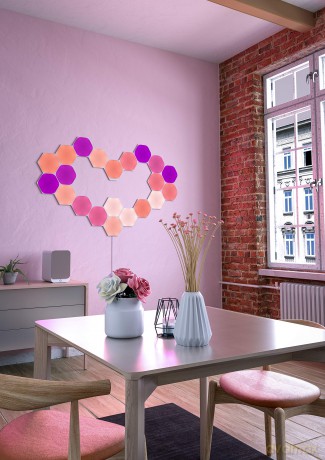 Nanoleaf - Shapes - Hexagons Starter Kit - 15 Panels