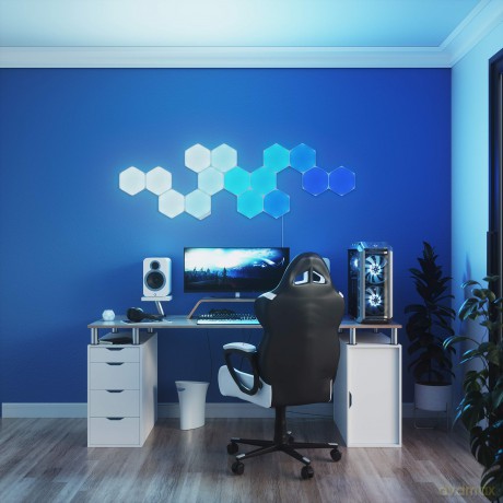 Nanoleaf - Shapes - Hexagons Starter Kit - 15 Panels