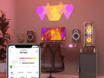 Nanoleaf - Shapes - Triangles Mini Expansion Pack - 10 Panels
