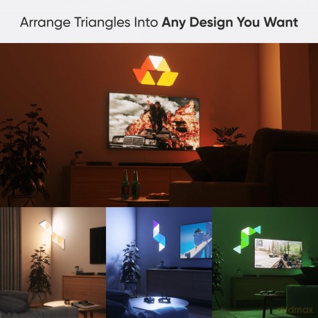 Nanoleaf - Shapes - Triangles Starter Kit - 9 Panels