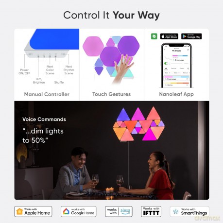 Nanoleaf - Shapes - Triangles Starter Kit - 9 Panels