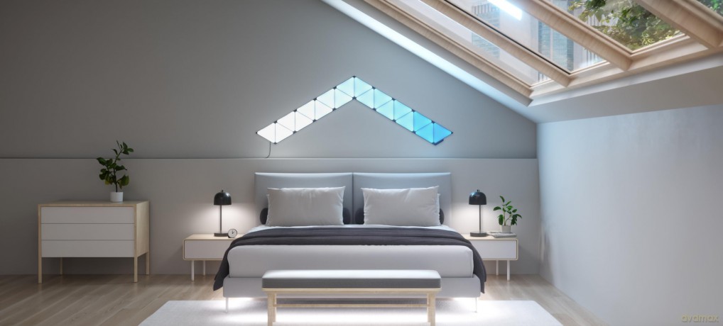 Nanoleaf - Shapes Triangles Ultra Black Edition Expansion Pack (3Pack)