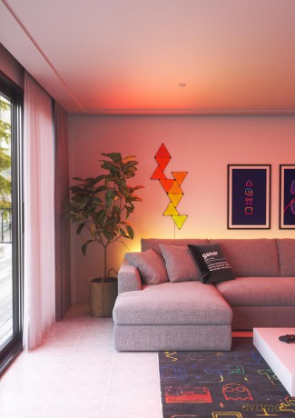 Nanoleaf - Shapes Triangles Ultra Black Edition Expansion Pack (3Pack)