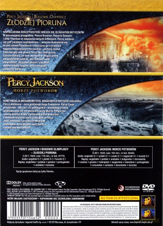 Percy Jackson: Morze Potworów / Percy Jackson i Bogowie Olimpijscy [2DVD]