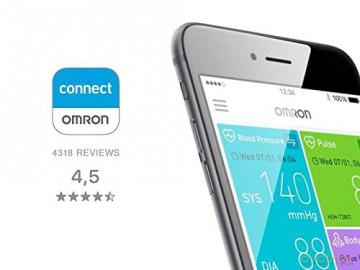 OMRON - VIVA Smart Analytical Balance Scale - Black