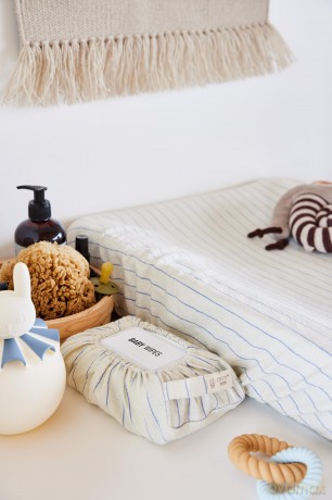 OYOY Mini - Changing Pad Cover - Optic Blue (M107548)