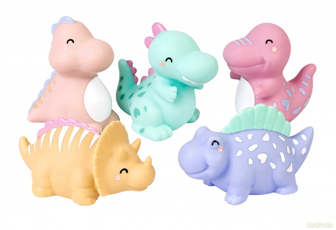 SARO Baby - Happy Dinos Bath Toys Multicolored (SAO0379)