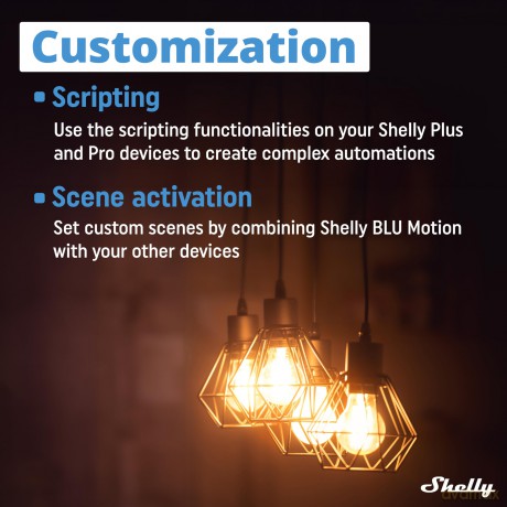 Shelly - BLU Motion Sensor: Elevate Your Smart Home Security