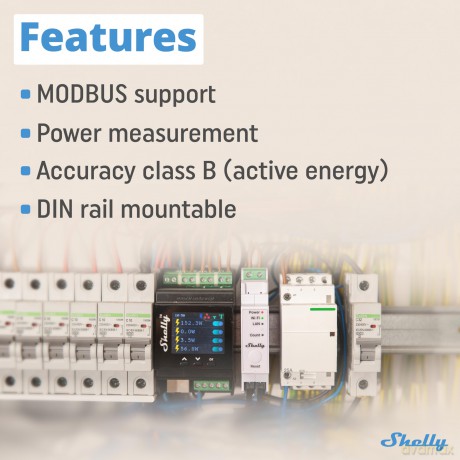 Shelly - Pro EM 50A - Smart Energy Meter
