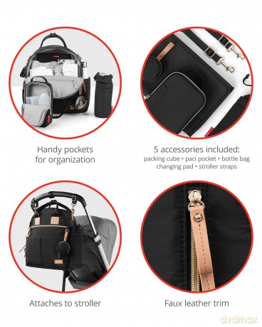 Skip Hop - Suite Backpack Black