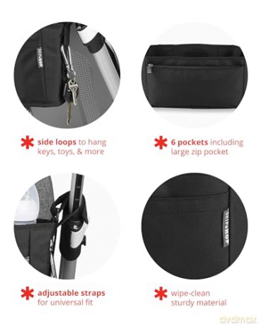 Skip Hop - Ultra Stroller Organizer Black