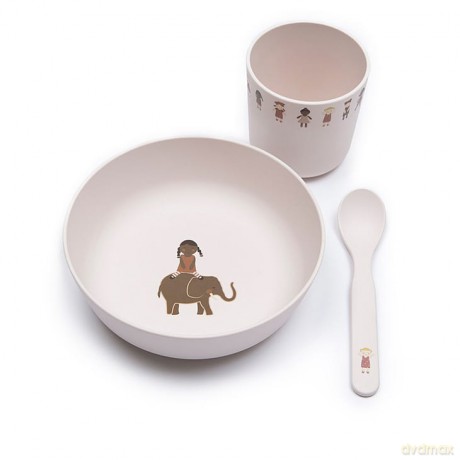 Smallstuff - Dining Set 3 Parts Dolls