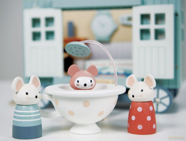 Tender Leaf - Sheperd's Hut - Mouse Family - (TL8385) [FIGURKA]