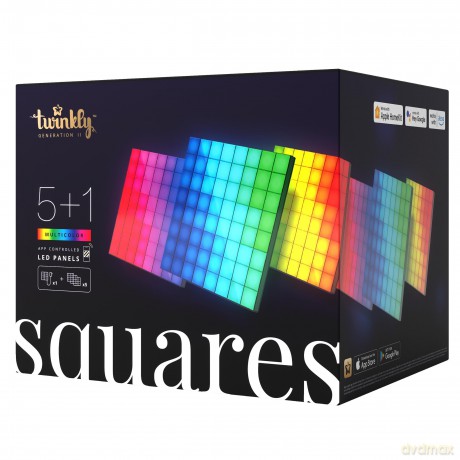 Twinkly - Squares 6 Square Blocks starter Kit